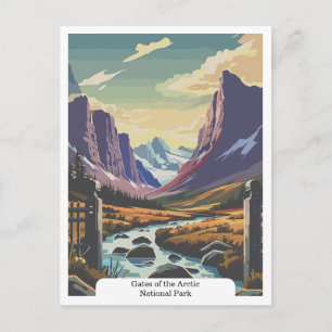 Gates of the Arctic Nationalpark, Alaska USA Postkarte