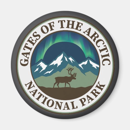 Gates-of-the-Arctic-Nationalpark Magnet (Vorne)