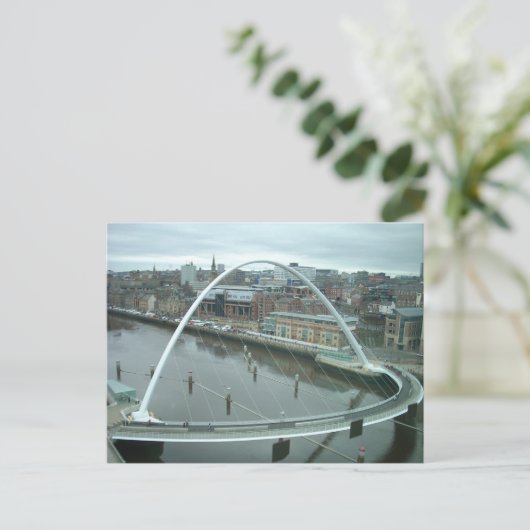 Gateshead Millennium Bridge Postkarte (Stehend Vorderseite)