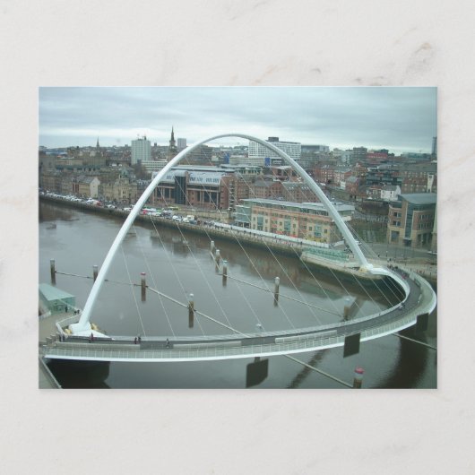 Gateshead Millennium Bridge Postkarte (Vorderseite)