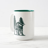 Gatesman Treehouse Coffee Mug Zweifarbige Tasse (Vorderseite Links)