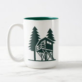Gatesman Treehouse Coffee Mug Zweifarbige Tasse (Links)