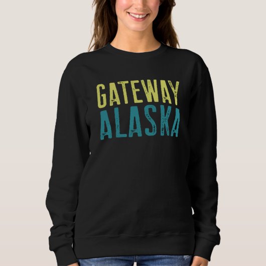 Gateway Alaska  Pacific Coast Stacked Sweatshirt (Vorderseite)