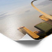 Gateway Arch and downtown St. Louis Fotodruck (Ecke)