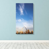 Gateway Arch and downtown St. Louis Leinwanddruck (Insitu (Holzboden))