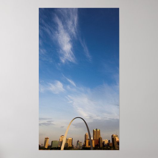Gateway Arch and downtown St. Louis Poster (Vorne)