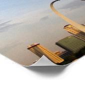 Gateway Arch and downtown St. Louis Poster (Ecke)