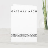 Gateway Arch Card Karte (Rückseite)