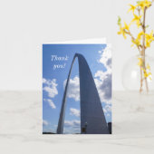 Gateway Arch Danke Karte (Gelbe Blume)