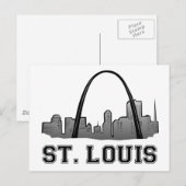 Gateway Arch in St. Louis Postkarte (Vorne/Hinten)
