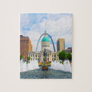 Gateway Arch Kiener Plaza Missouri Puzzle