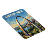 Gateway Arch Missouri Magnet (Rechte Seite)