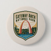 Gateway Arch National Park Abzeichen Button (Vorderseite)