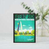 Gateway Arch National Park - Missouri Saint Louis Postkarte (Stehend Vorderseite)