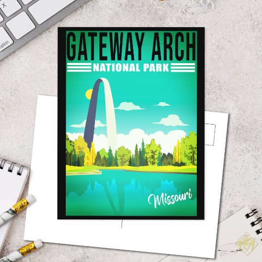 Gateway Arch National Park - Missouri Saint Louis Postkarte
