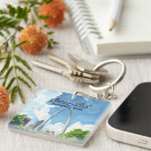 Gateway Arch National Park Missouri St Louis Retro Schlüsselanhänger (Vorderseite rechts)