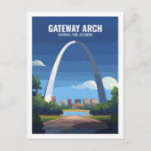 Gateway Arch National Park Missouri USA Postkarte (Vorderseite)
