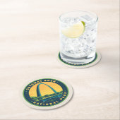 Gateway Arch National Park Runder Pappuntersetzer (Vor Ort)