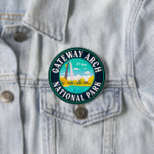 Gateway Arch National Park Saint Louis - Missouri Button (Beispiel)
