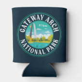 Gateway Arch National Park Saint Louis - Missouri Dosenkühler (Rückseite)