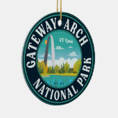 Gateway Arch National Park Saint Louis - Missouri Keramik Ornament (Rechts)