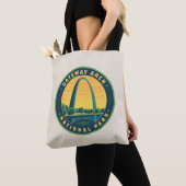 Gateway Arch National Park Tasche (Von Nahem)