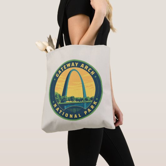 Gateway Arch National Park Tasche (Von Nahem)