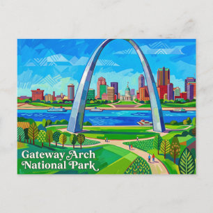 Gateway Arch National Park USA Postkarte