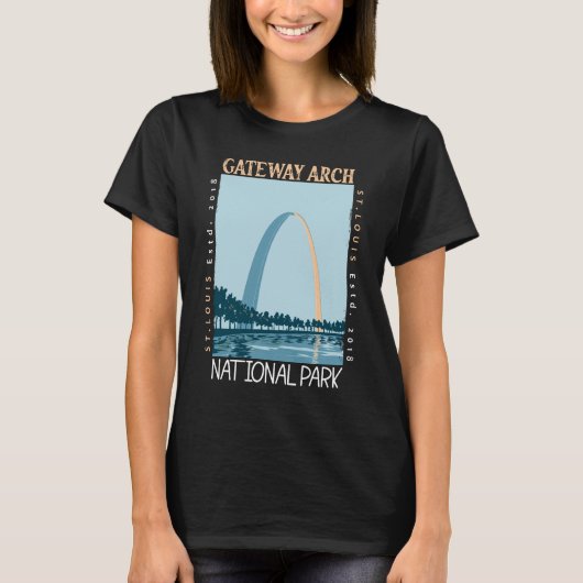 Gateway Arch Nationalpark erschüttert T-Shirt (Vorderseite)