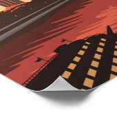 Gateway Arch Nationalpark Illustration Art Poster (Ecke)