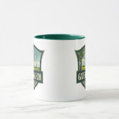 Gateway Arch Nationalpark Illustration Retro Art Tasse (Zentrum)