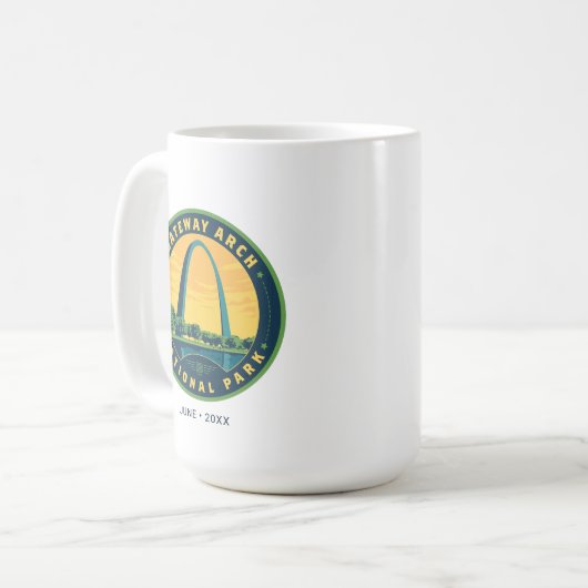 Gateway Arch Nationalpark Kaffeetasse (Vorderseite Links)