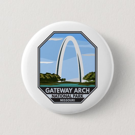 Gateway Arch Nationalpark Missouri Button (Vorderseite)