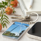 Gateway Arch Nationalpark Missouri Doppelseitig Schlüsselanhänger (Vorderseite rechts)