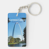 Gateway Arch Nationalpark Missouri Doppelseitig Schlüsselanhänger (Rückseite)