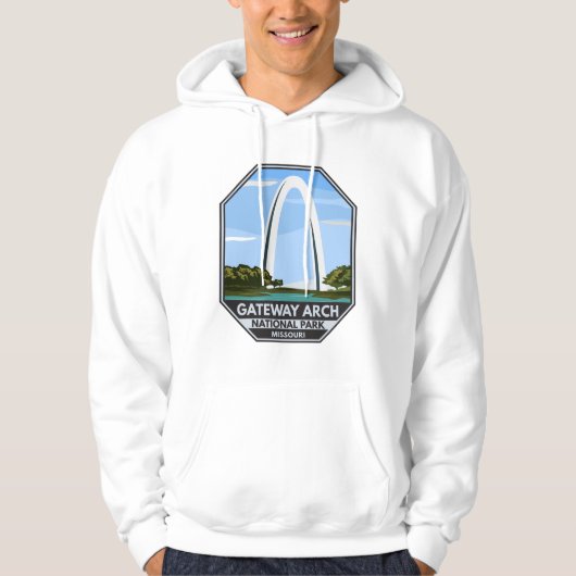 Gateway Arch Nationalpark Missouri Hoodie (Vorderseite)