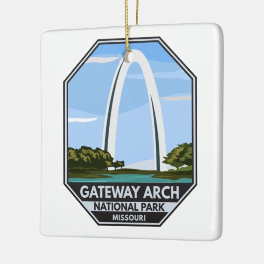 Gateway Arch Nationalpark Missouri Keramikornament (Links)