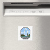 Gateway Arch Nationalpark Missouri Magnet (In Situ (Geschirrspüler))