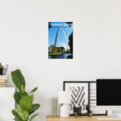 Gateway Arch Nationalpark Missouri Poster (Heimbüro)