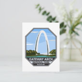 Gateway Arch Nationalpark Missouri Postkarte (Stehend Vorderseite)