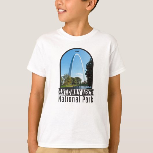 Gateway Arch Nationalpark Missouri T-Shirt (Vorderseite)