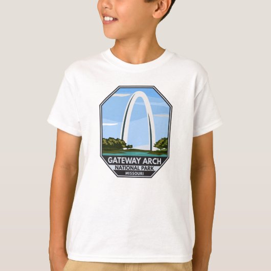 Gateway Arch Nationalpark Missouri T-Shirt (Vorderseite)