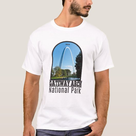 Gateway Arch Nationalpark Missouri T-Shirt (Vorderseite)