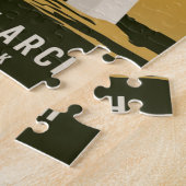 Gateway Arch Nationalpark Retro Art Puzzle (Seite)