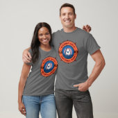 Gateway Arch Nationalpark Retro Kompass Emblem T-Shirt (Unisex)