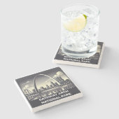 Gateway Arch Nationalpark Steinuntersetzer (Seitenansicht)