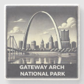 Gateway Arch Nationalpark Steinuntersetzer (Vorderseite)