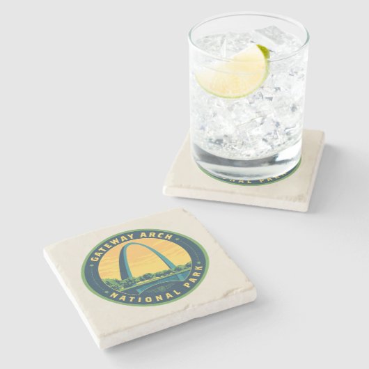 Gateway Arch Nationalpark Steinuntersetzer (Seitenansicht)