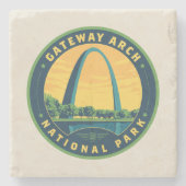 Gateway Arch Nationalpark Steinuntersetzer (Vorderseite)