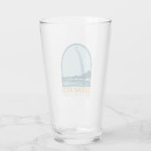 Gateway Arch Nationalpark Vintag Glas (Rückseite)
